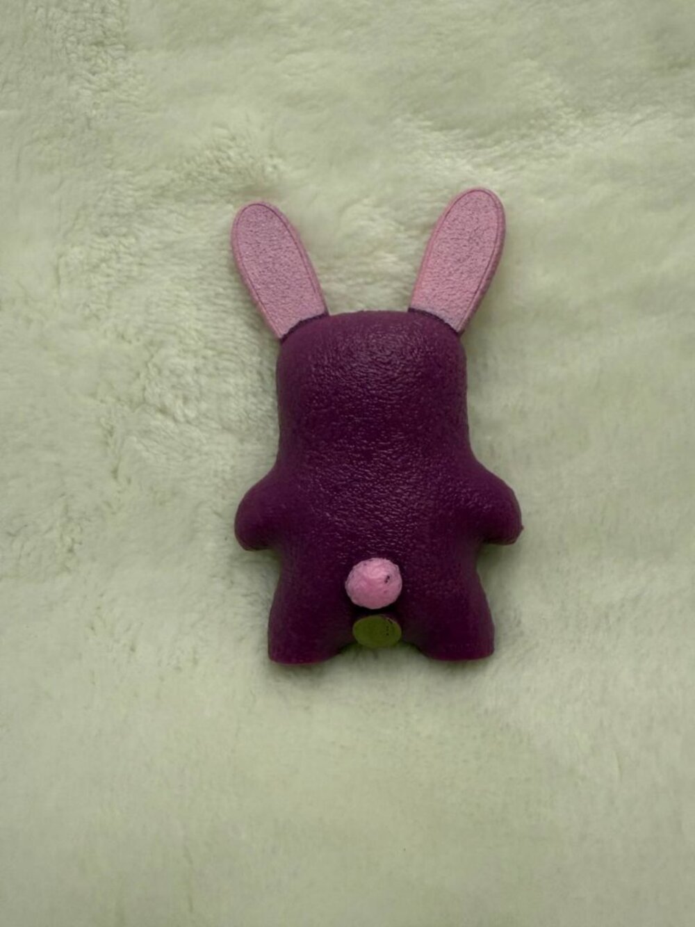Small Fuggler Rabid Rabbit 2-Pack 2.5" Mini Figures Rainbow and Purple Rabbid - Picture 6 of 6